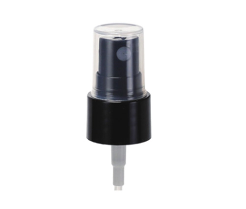 Black glossy - ring spray nozzle with 20/410 neck—perfect for bulk skincare mist bottle production. Wholesale inquiries welcome