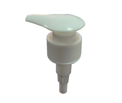 28/410 heart - shaped lotion pump, suitable for bulk cosmetic packaging orders. Features a unique white heart design. Ideal for skincare and beauty brands.