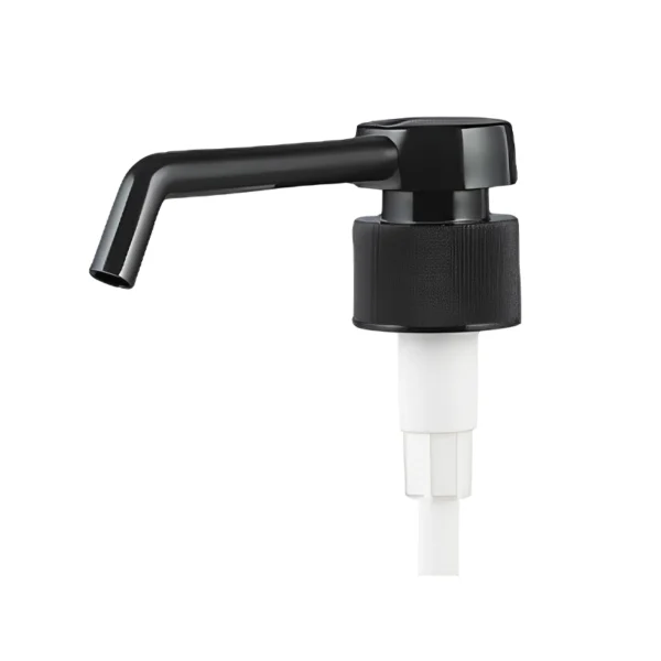 White spray pump with extended tube for hard - to - reach areas, perfect for sanitizer applications