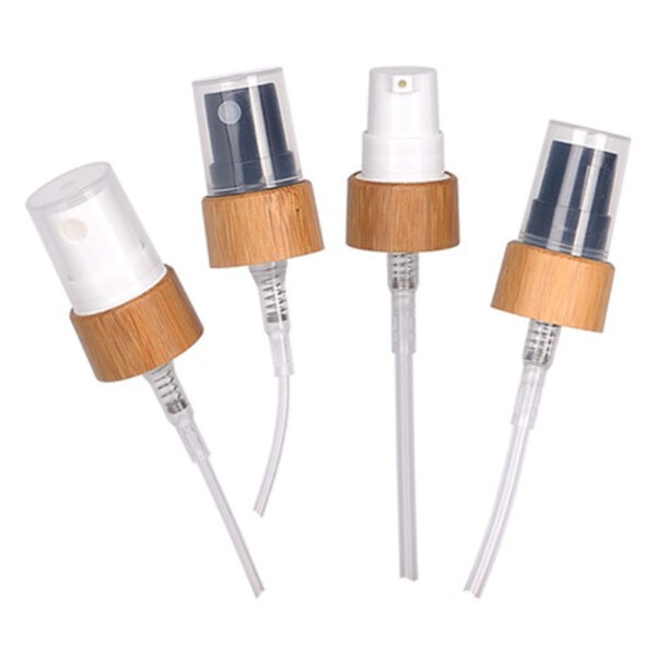 18/410 Natural Bamboo - Accent Spray Pump | Premium Cosmetic Use - Image 2