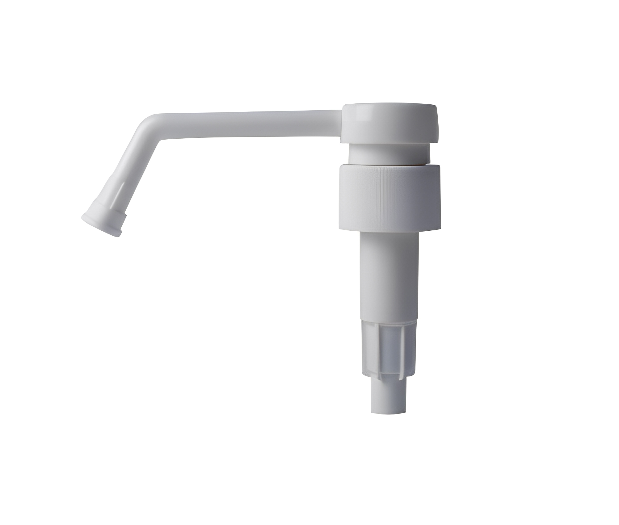 Long - Nozzle 3 - Hole Spray Pump | For Medical & Cleaning Bottles White spray pump with extended tube for hard - to - reach areas, perfect for sanitizer applications